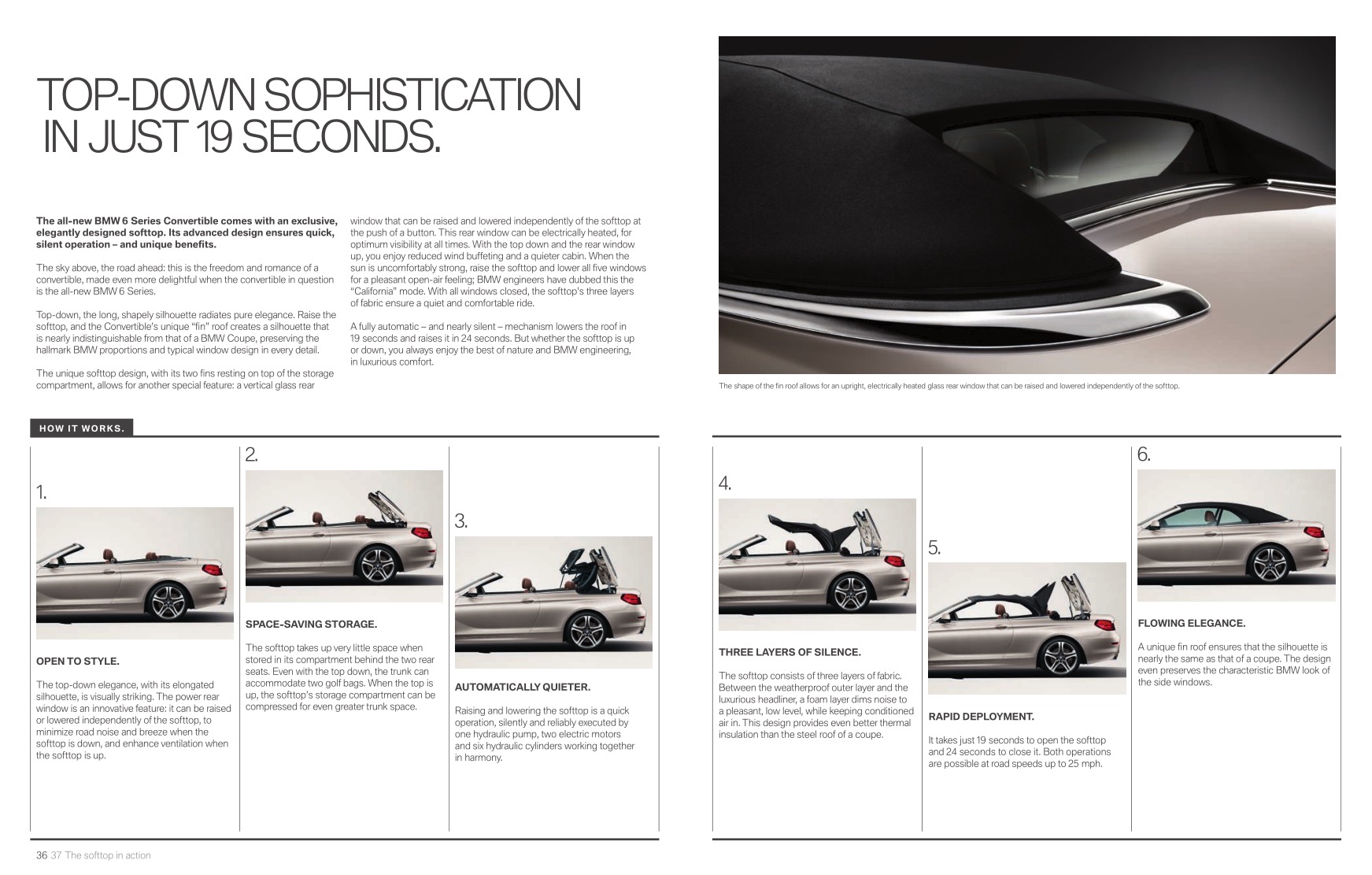 2012 BMW 6-Series Convertible Brochure Page 6